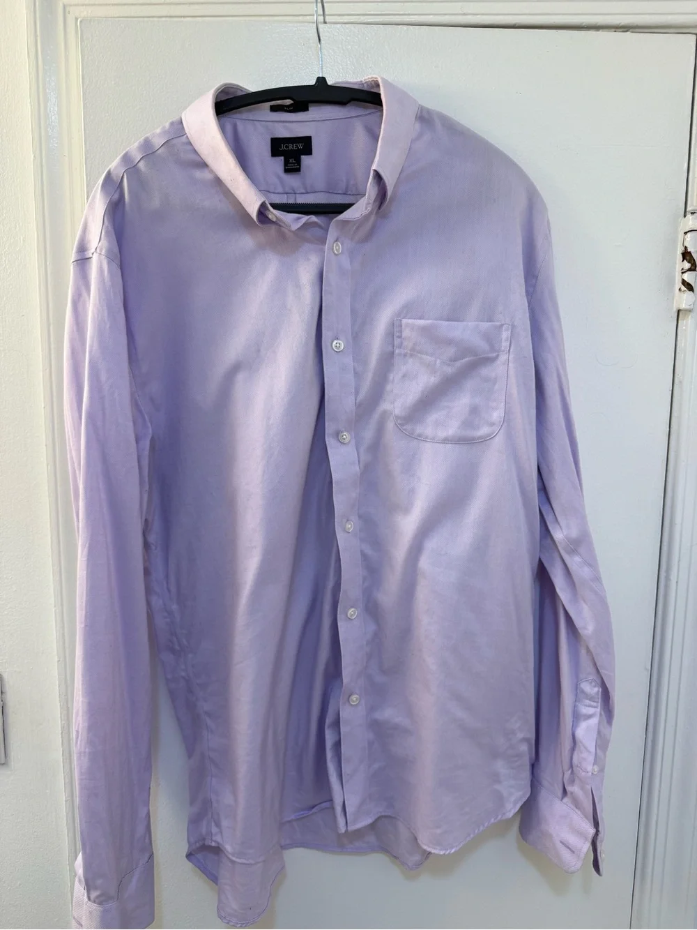 J.Crew Men’s Light Lavender Button-Down Dress Shirt